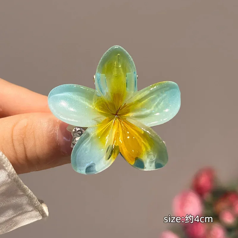 Mini Flower Hair Claw Clip for Girl Kids - Image 4