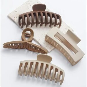 Hair Claw Clips For For Women Girls | Hair Clips | Hair Clips Hair Accessories - 4 Pcs