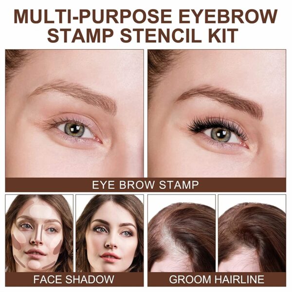 Eyebrow Stamp Stencil Kit - Image 5