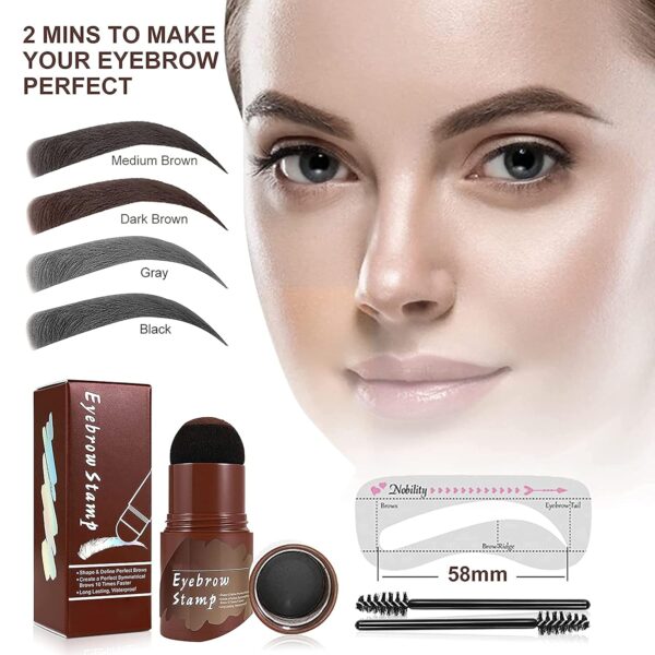 Eyebrow Stamp Stencil Kit - Image 7