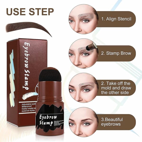 Eyebrow Stamp Stencil Kit - Image 8