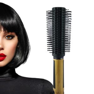 Wooden Round Hair Brush for Men & Women | Professional Blow Drying & Hair Straightening Brush