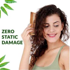 Neem Wooden Hair Comb | Anti-Frizz Combs 1 Pcs