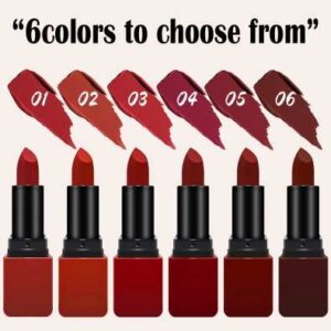 Matte Lipstick Set – Long-Lasting & Moisturising, 4g, Multiple Shades
